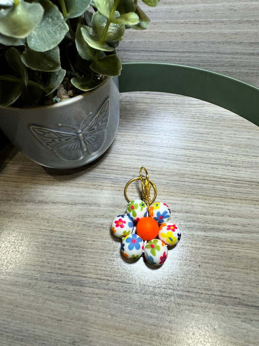 Summer Floral Mini Keychain