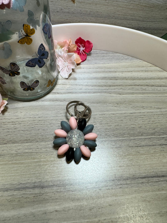 Translucent Flower Mini Keychain