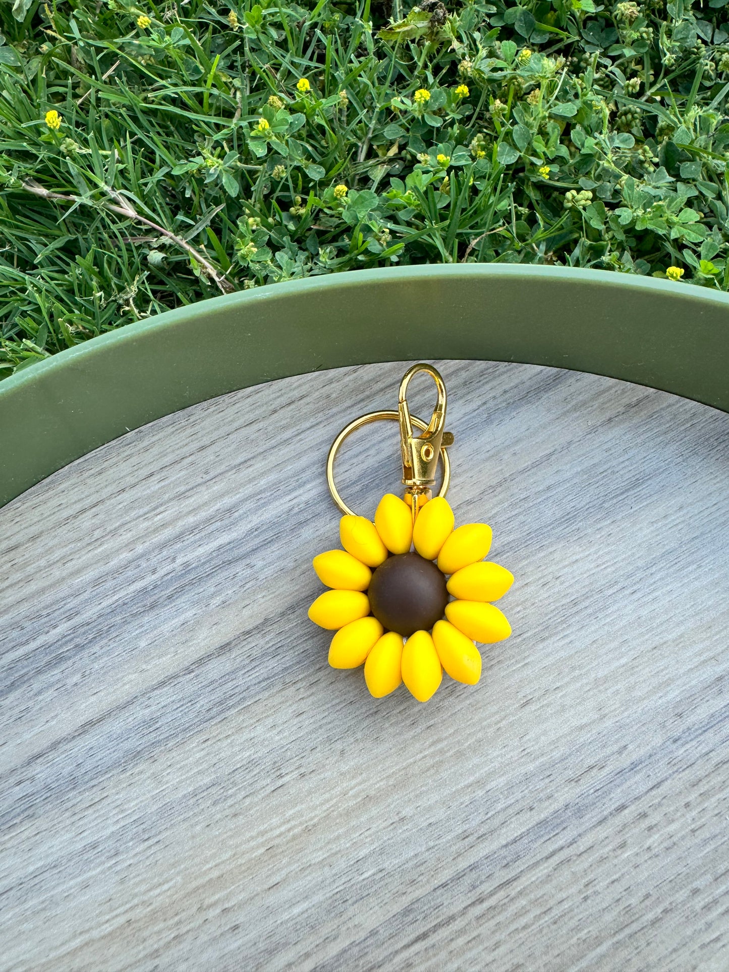 Sunflower Mini Keychain