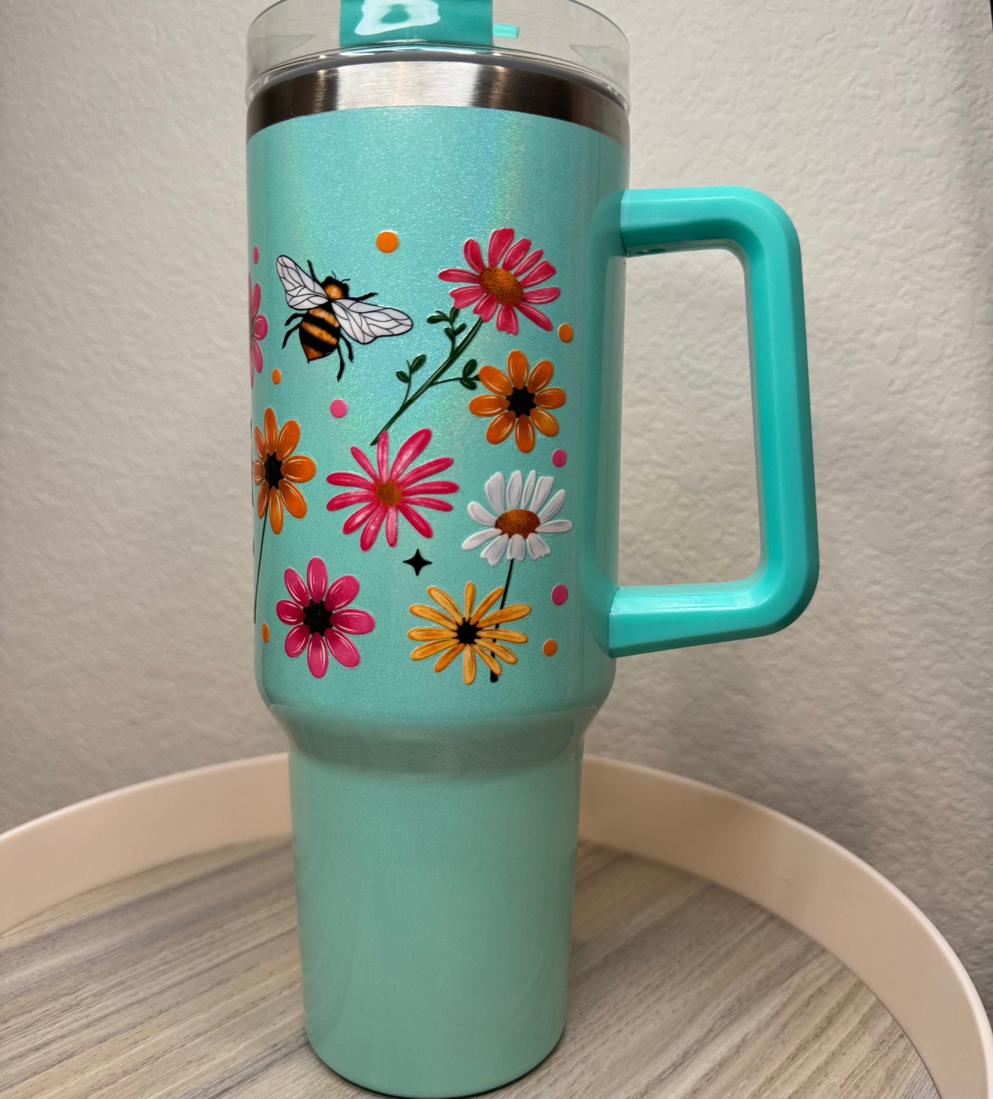 Lady Bug Floral 40oz. Tumbler